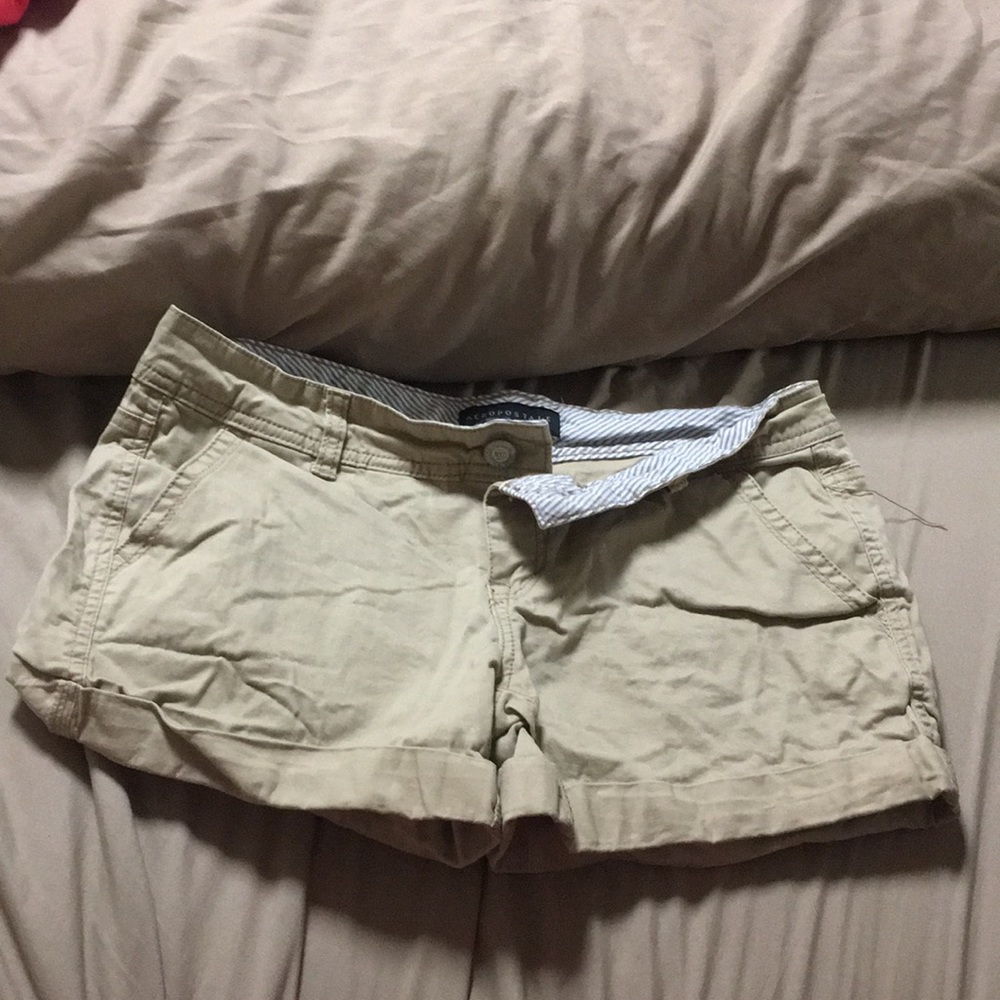 Khaki shorts from aeropostale